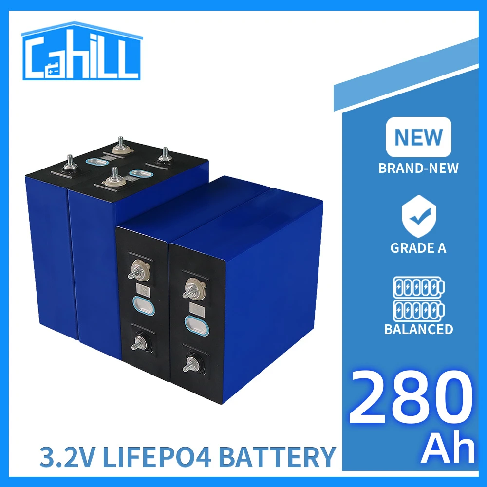 3.2V LifePo4 271AH 280AH Brand New High Capacity Deep Cycle Battery DIY 12V 48V Battery Pack For Boat Golf Cart EV RV Forklift battery pack for camping Batteries