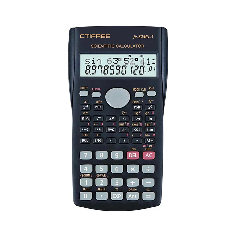 Scientific Calculator - Exam-Ready, Multifunctional, Large Display - Portable & Durable for Students