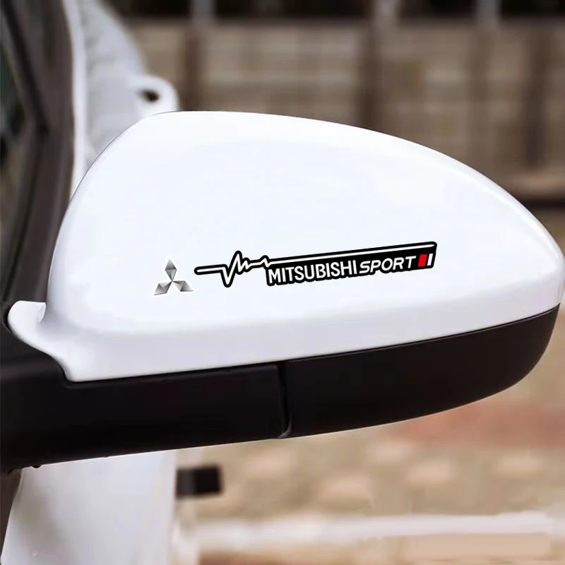 미쓰비시 랜서 미라지 ASX 파제로 랠리아트 아웃랜더 진쉬안 랜서 엑스용 자동차 창문 와이퍼 스티커 데칼 스타일링 장식