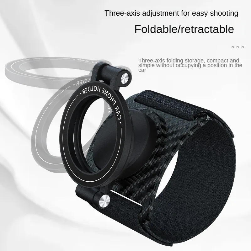 Magnetic Phone Holder with Wrist Strap and Foldable Design