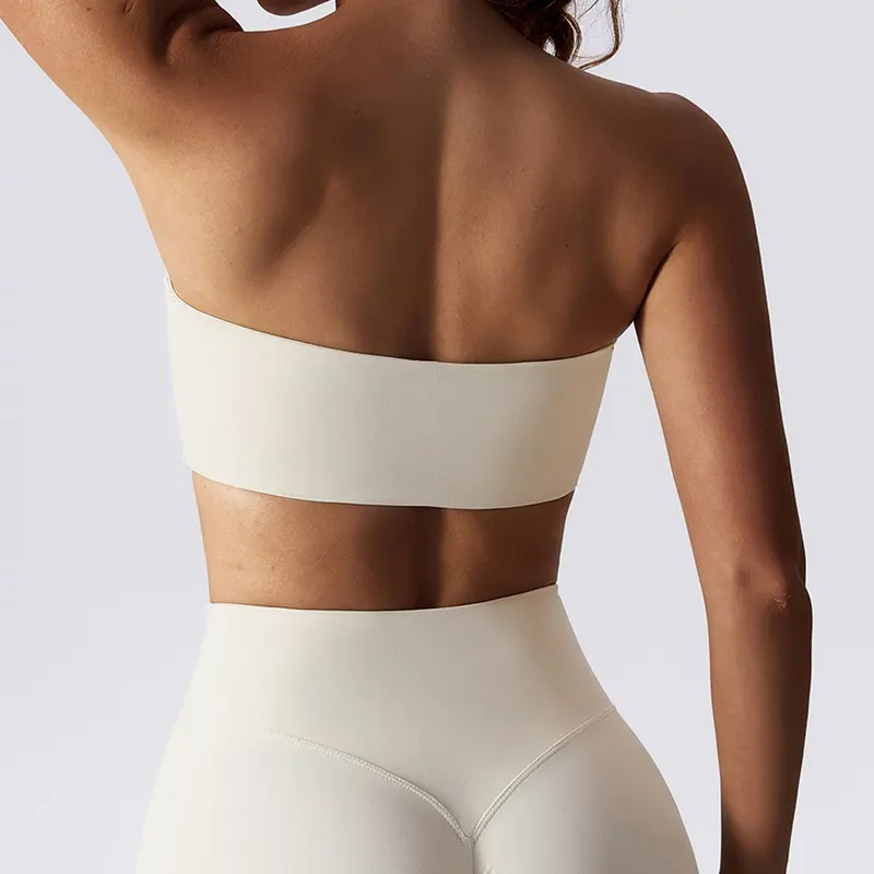 Sports Bra Sport Top Woman Gym Underwear Strapless Bustier Breathable Elastic Workout Tops Fitness Training Brassiere Yoga Bras