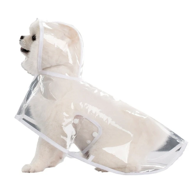 Transparent Pet Raincoat Waterproof 5