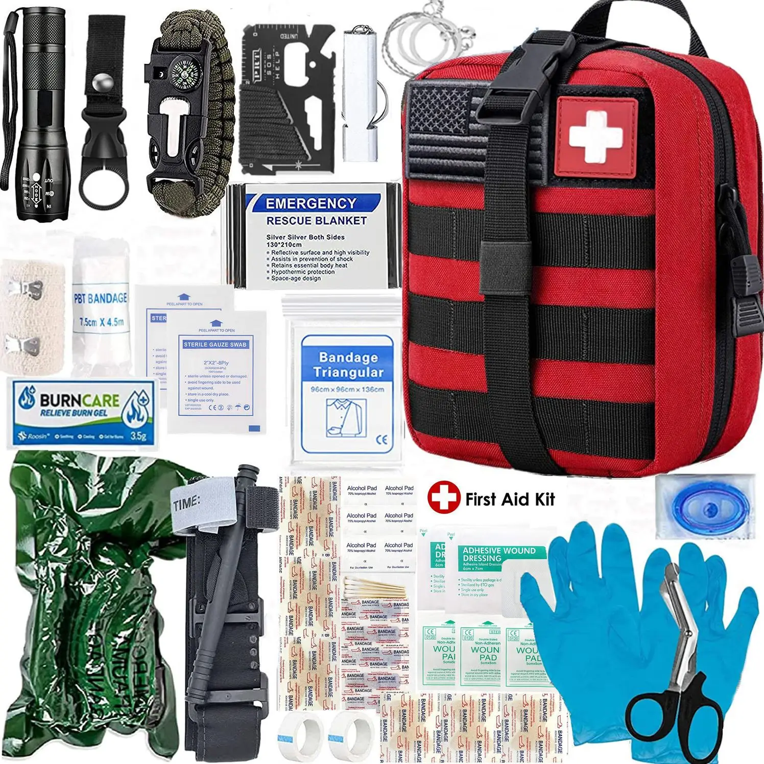 Ifak II Tactical Medical Pouch Portable Survival Emergency First Aid Safety  Kit - China Ifak, First Aid Kit