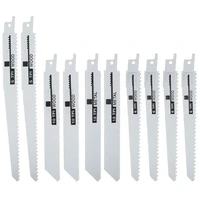 10Pcs Handsaw Multi Saw Blade Reciprocating Saw Blades Saber Saw For Cutting Wood Metal PVC Tube Power Tools Accessories 1