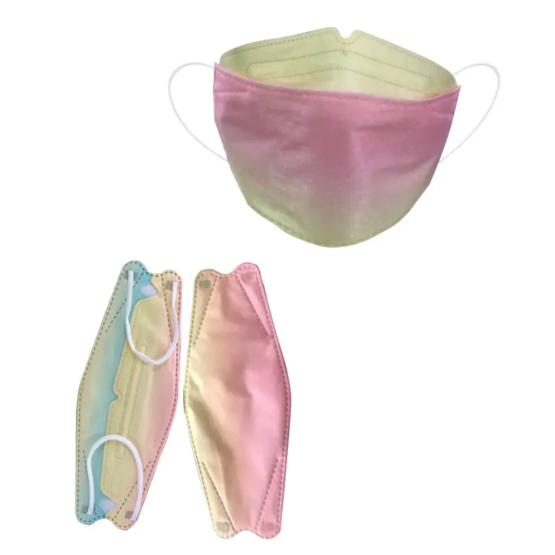 10pcs Fish Mask Disposable Mascarillas Adult Kids Mask Morandi Color Mascarillas With Dual Meltblown Design Security Protection