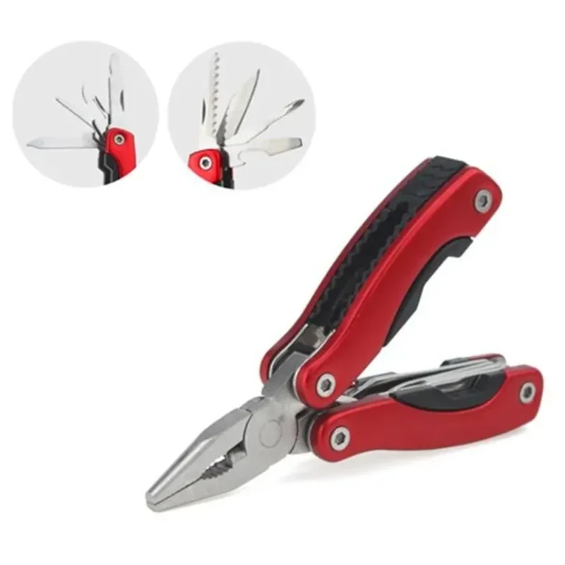 Camping Gear Outdoor Survival Stainless Steel 9 In 1 Portable Multi Tool Plier