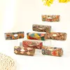 Patterned Jewelry Box Stylish Lipstick Storage Box Natual Cork Retro Style Portable Travel Jewelry Storage Mini Lipstick Case 1