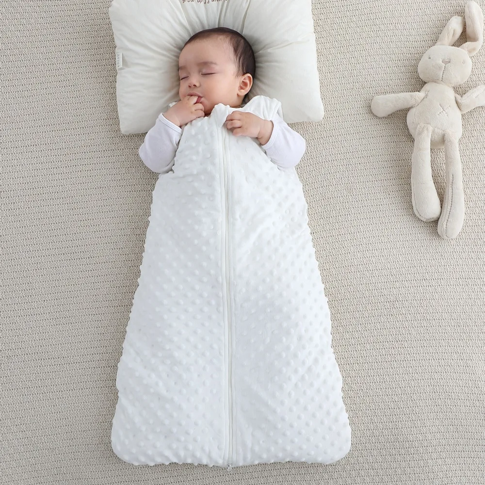 Doudou 조끼 아기 침낭, 코튼 신생아 침낭, 남아 여아 유아용, 발차기 방지 이불 잠옷