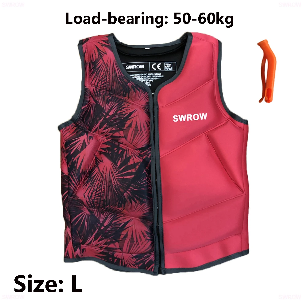SWROW Neoprene Life Jacket for Adults Children Swimming Floating