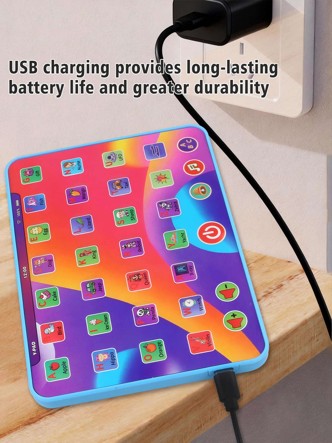 Interactive Alphabet Learning Tablet For Kids Educational Toy_voghion.com