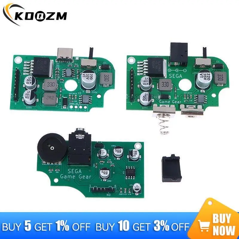 Batteria Al Litio A Secco Pre-Saldata Compatibile Sega Game Gear Gg All Edition Sostituire L'Alimentazione On Off Board Riparazione Condensatori Ic