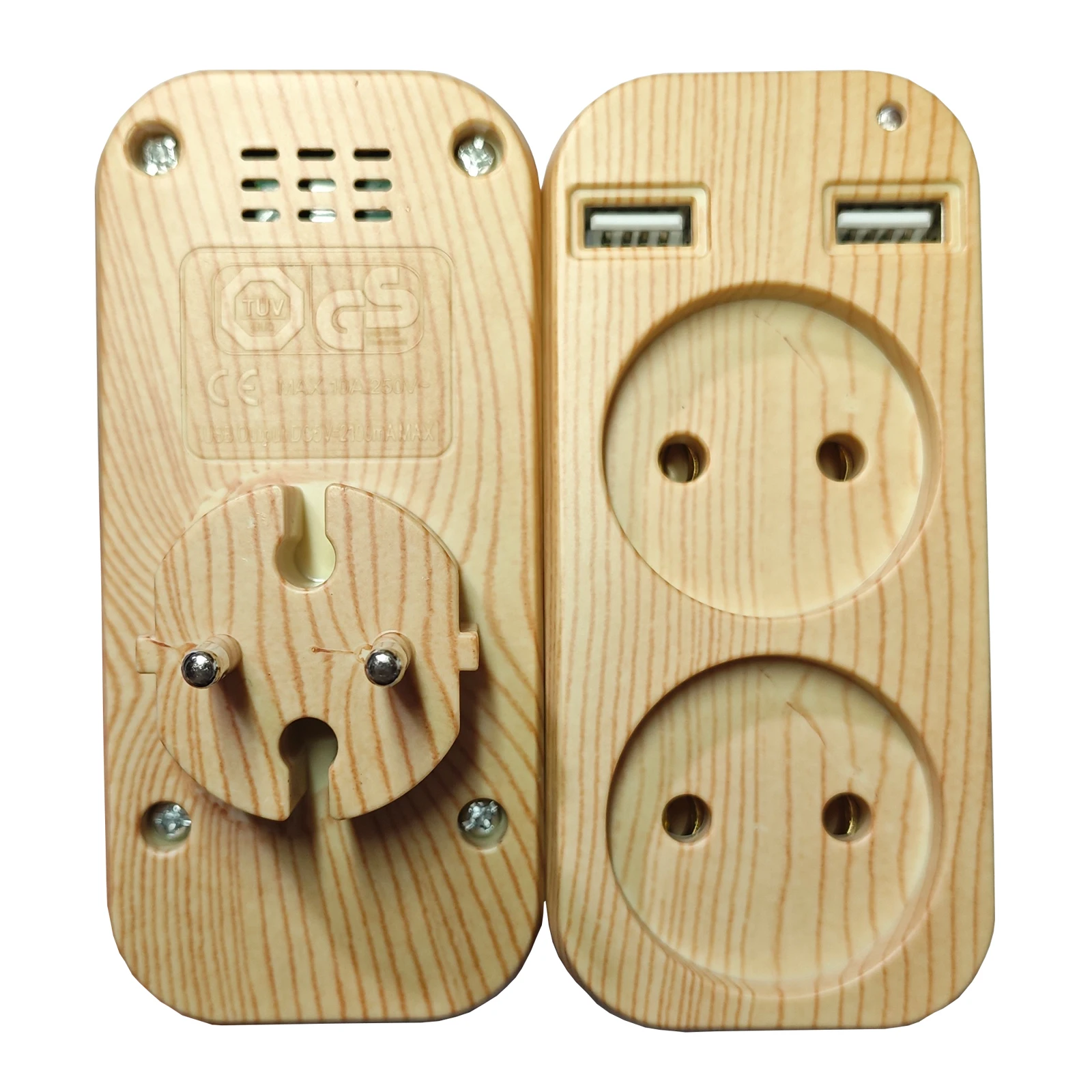 Universal Socket Adapter EU Plug Conversion Plug Multifunctional Socket Extender With 2 USB Charger Multi Outlet for Home/Office