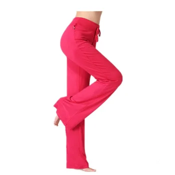 New Yoga Flare Leggings Women Fitness Push Up High Waiste Wide Leg Seamless Workout Pants Gym Elastic Tights Exercise Sport Pant