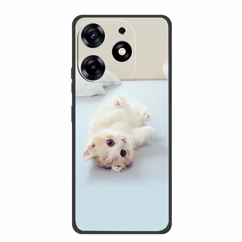 Black Silicone Soft Back Cover Case