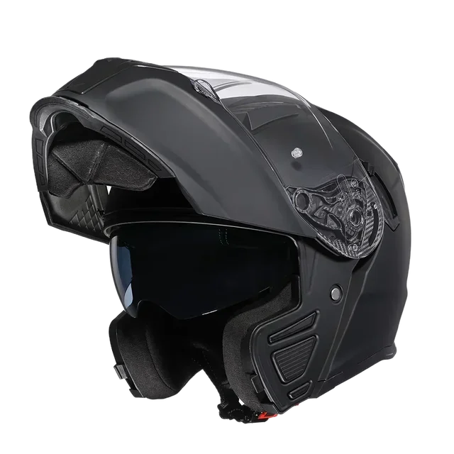 Flip Up Motorcycle Helmet with Sunglasses Visor Dual Lens Full Face Moto Helmet Cyril Motorcycle Helmets Motorcycle Equipments