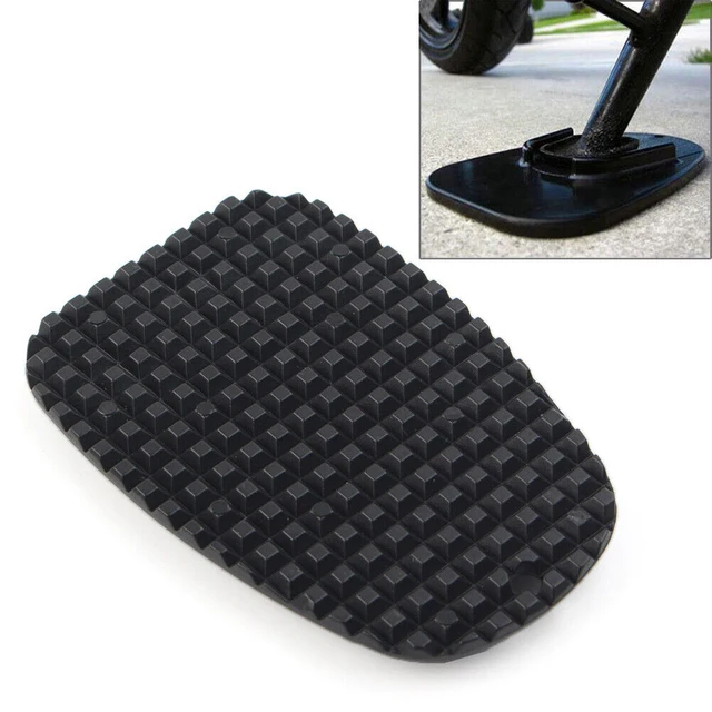 Non-slip Motorcycle Plastic Kickstand Side Kick Stand Pad Motorbike Parking Plate Base Extension Pad Extender Foot Side Stand ﻿ 1