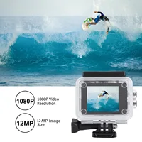1080P HD 2inch LCD Screen Sports 30 Waterproof Action Caera Set with Battery Action Caera Waterproof Caera LCD Screen Caera - Image 3