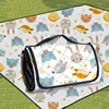 New Outdoor Picnic Mat Thickened Waterproof Machine Washable Picnic Blanket Moisture-proof Pad Beach Blanket Camping Floor Mat 1