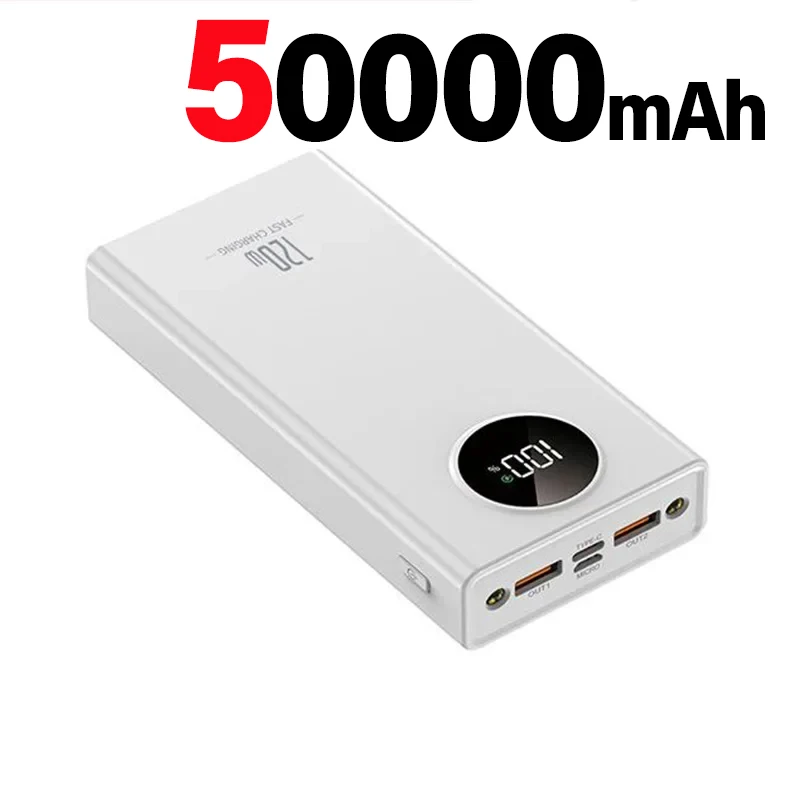 White 50000mAh