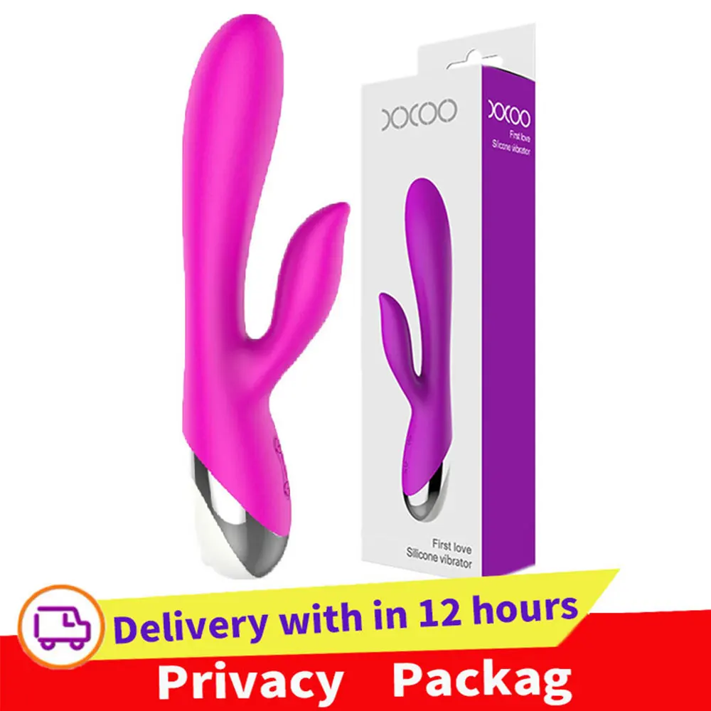 10-Gang-G-Punkt-Vibrator, USB wiederaufladbar, leistungsstarker Dildo, Kaninchen-Vibrator für Frauen, Stimulation der Klitoris, Massage, Sexspielzeug für Erwachsene 1