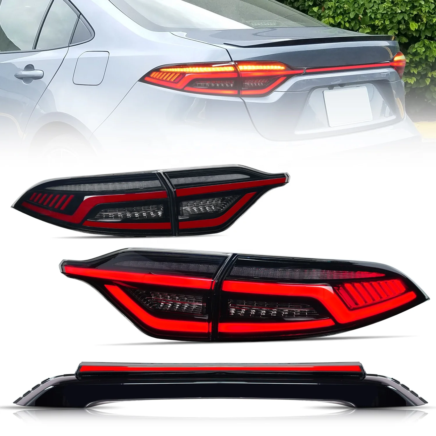 

Archaic Sequential Turn Signal Led Taillight For 2018-up Corolla With The Starting Sequence For Toyota Corolla taillights