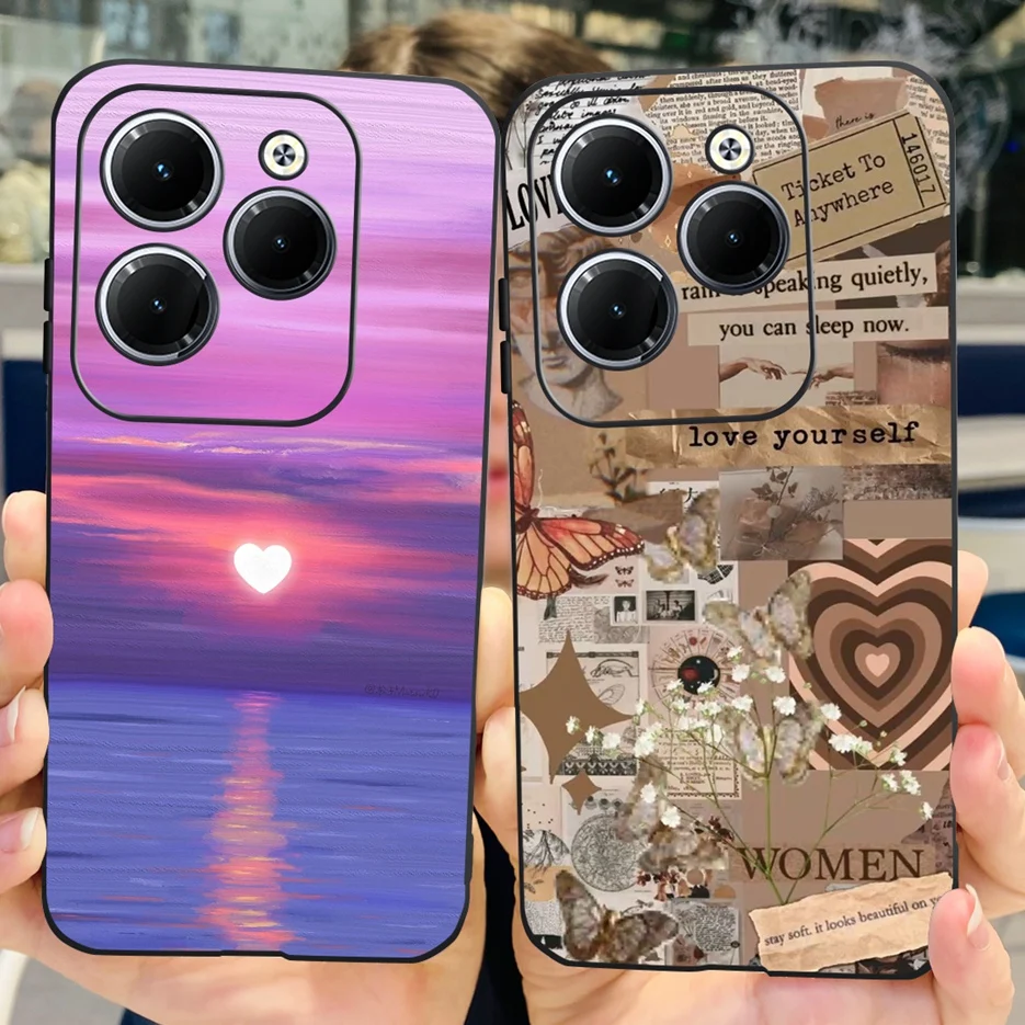 Cute Fashion Soft Silicone Phone Case - Stylish Protective Cover with Bumper