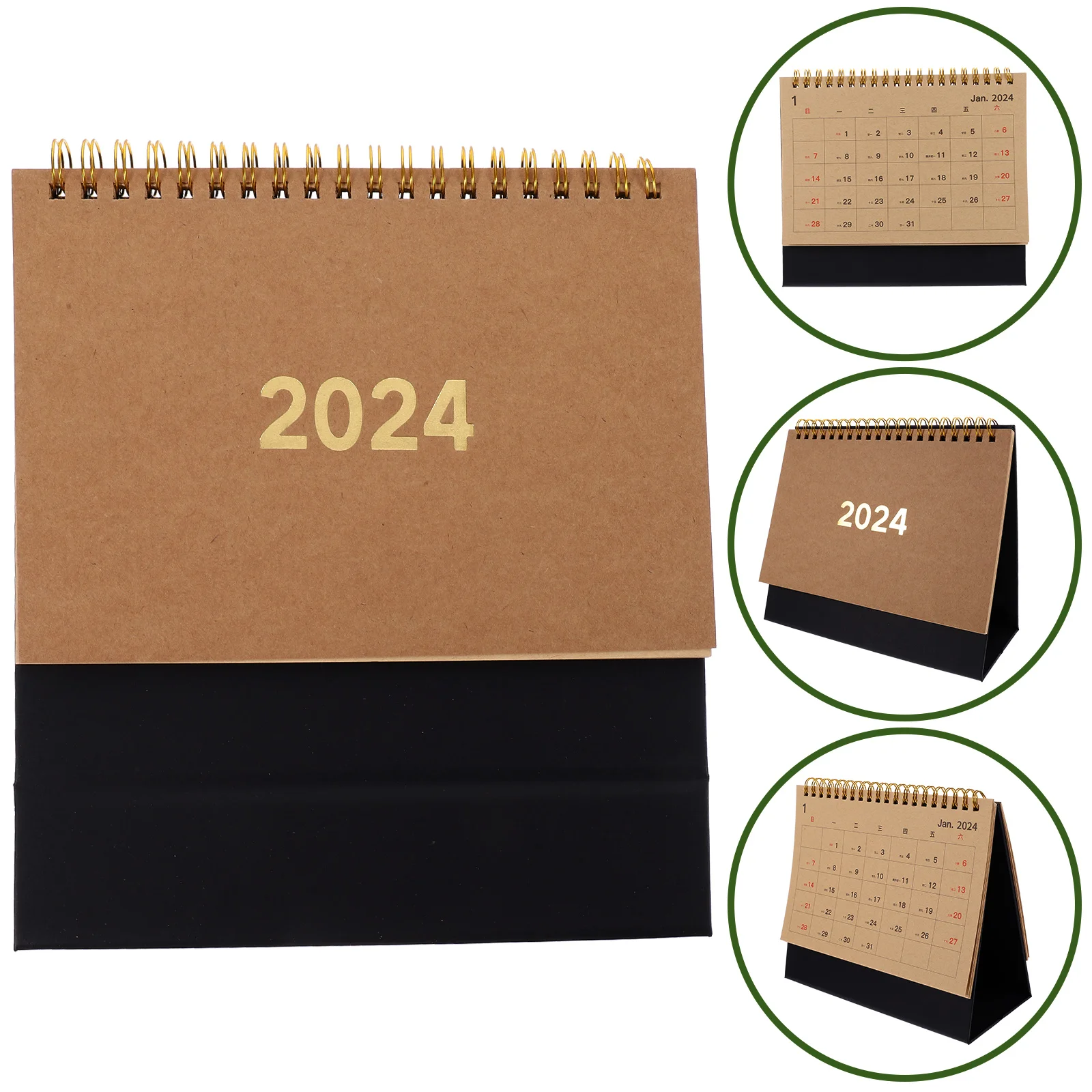 

Possible output: "Desk Calendar 2024 2025 Table Calendar Monthly Desktop Calendar Free Standing Flip Calendars