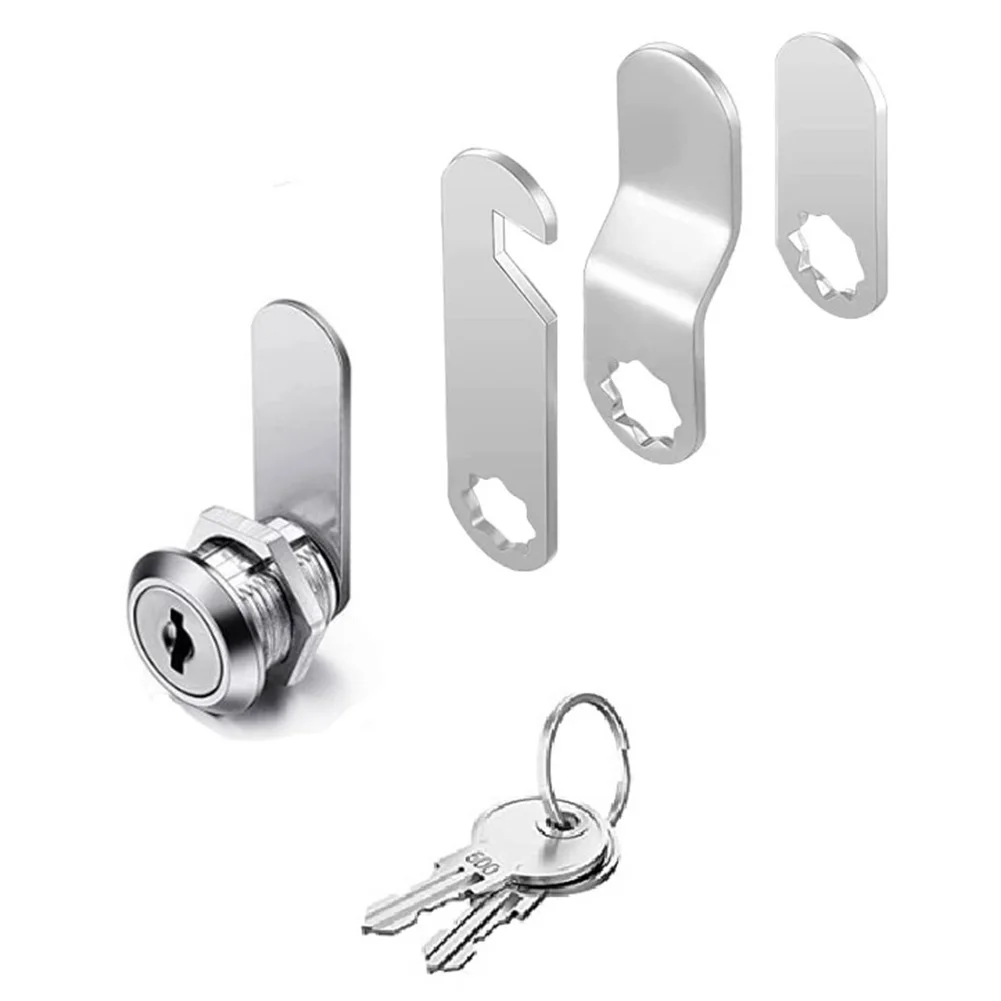 Description Picture 2 of item16mm Cam Lock Set Door/Cabinet/Mailbox/Drawer/Cupboard Locker Zinc Alloy Cylinder Cam Locks With 2 Keys Furniture Hardware
