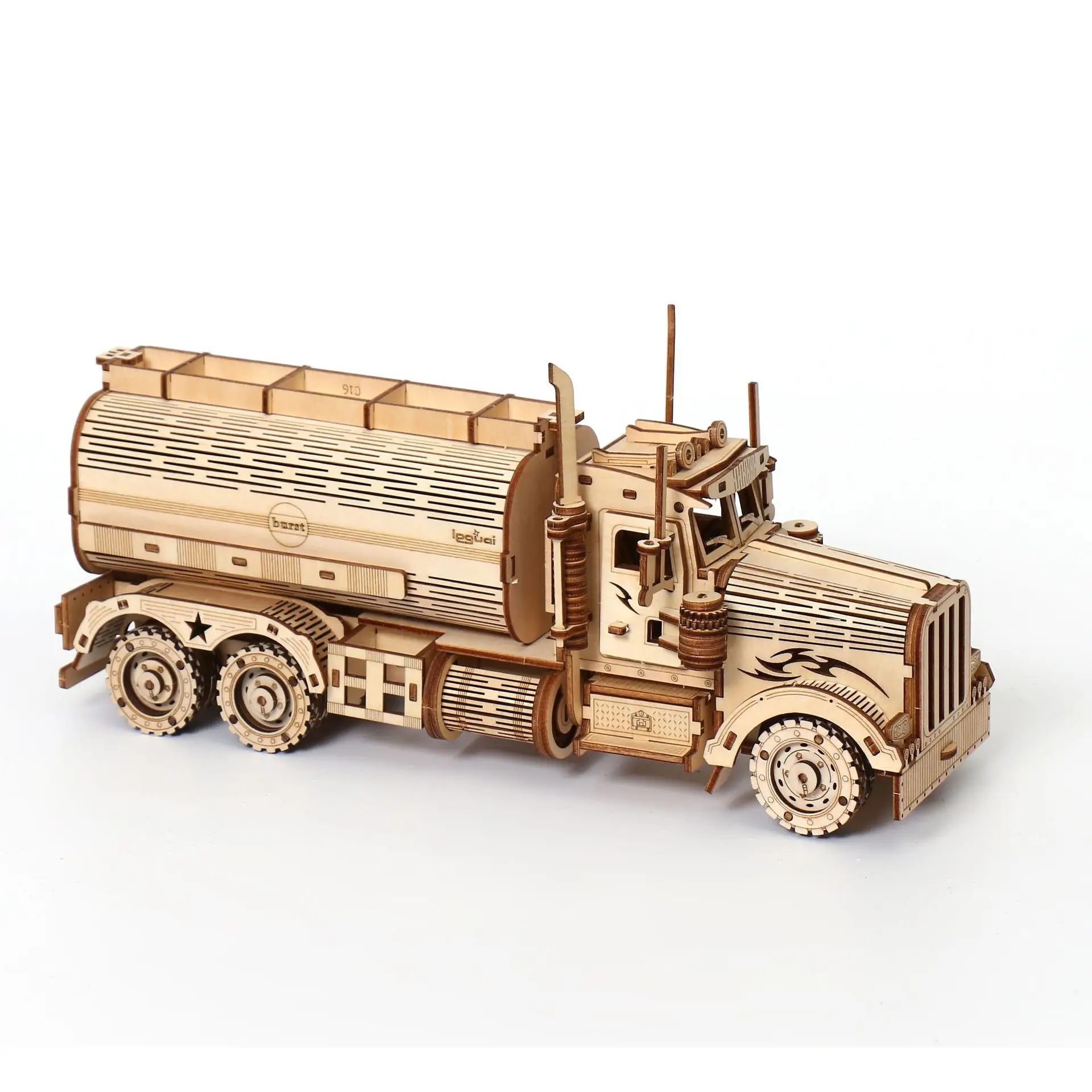  WOODEN.CITY - Wooden Truck Kit Model Cars to Build for