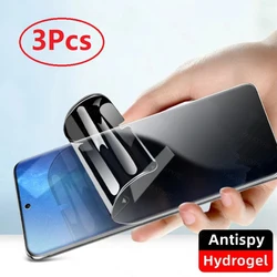 Triple - Pack Privacy Hydrogel Screen Protector Film - 3Pcs (For Samsung A22 4G)