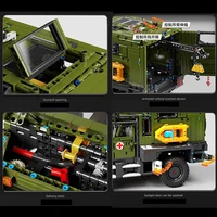 3850PCS Technical Remote Control Off-Road Rescue Vehicle Building Blocks Model Kids Assembly Truck Toys MOC Bricks Gift For Boys 6