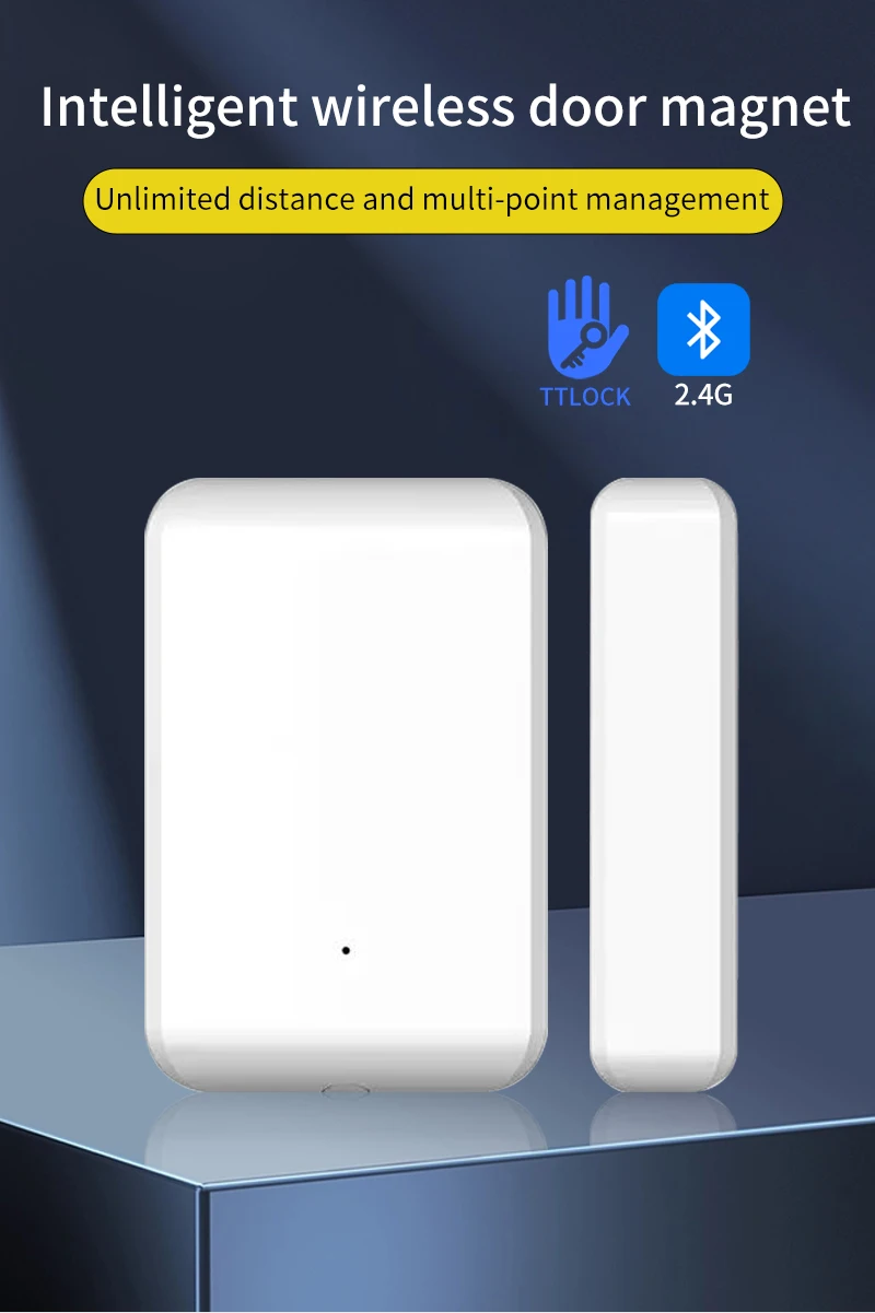 2.4GHz Wireless TTLOCK Door Sensor Door Contact Detection Windows Open Close Sta