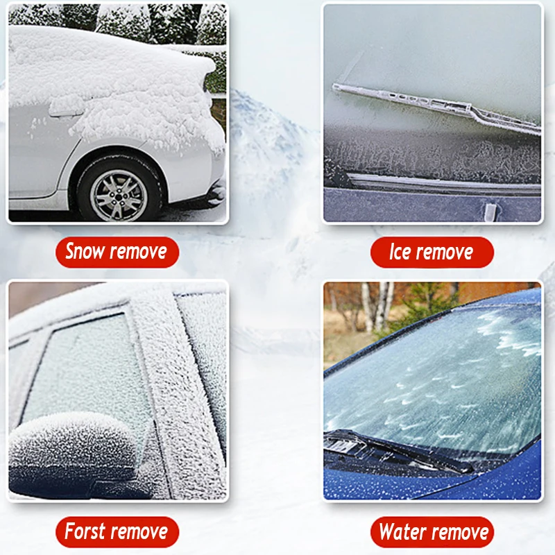 Car Ice Scraper Snow Shovel Ice Removal Scraper Car Cleaning Tool Winter Auto Windshield Glass Defrost Removal Accessories Windshield Shovel Snow Shovel