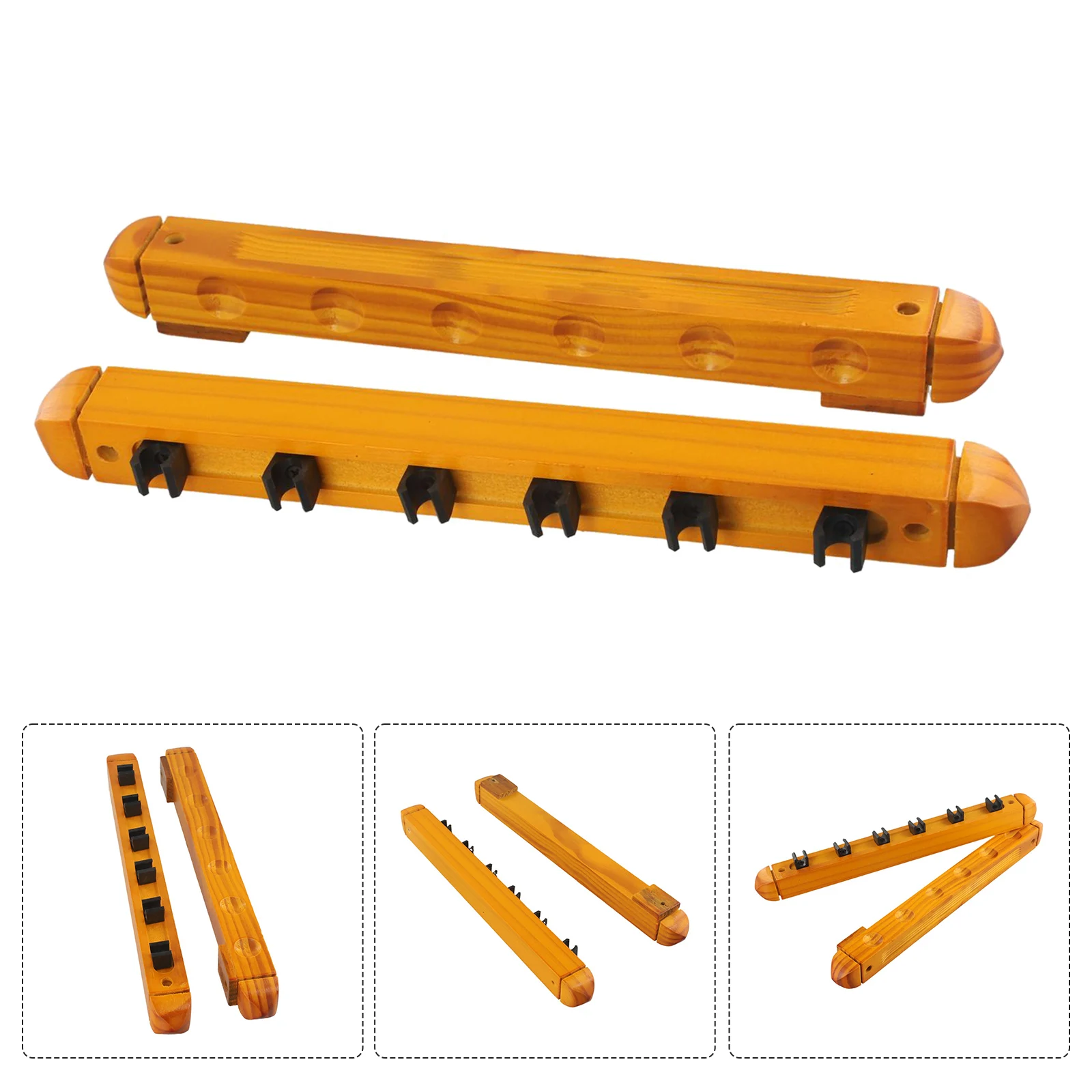 

Качественный прочный стеллаж для бильярдных игр, 40x10x4 см