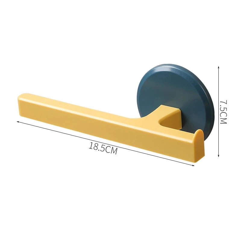Self-adhesive Towel Holder Bathroom Organizer Wall Shelf Towel Hanger Bathroom Rail Hanger Kitchen Accessories