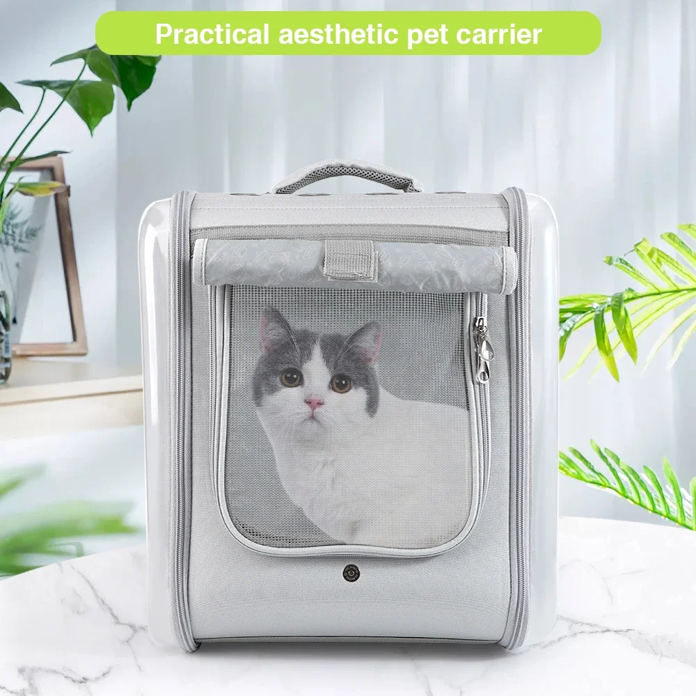 Cat Carrier Double Sided Transparent Ventilated Design Large Space Pet Carrier Backpack for Carrying Cats pet carrier bag,pet carrier backpack,pet bag