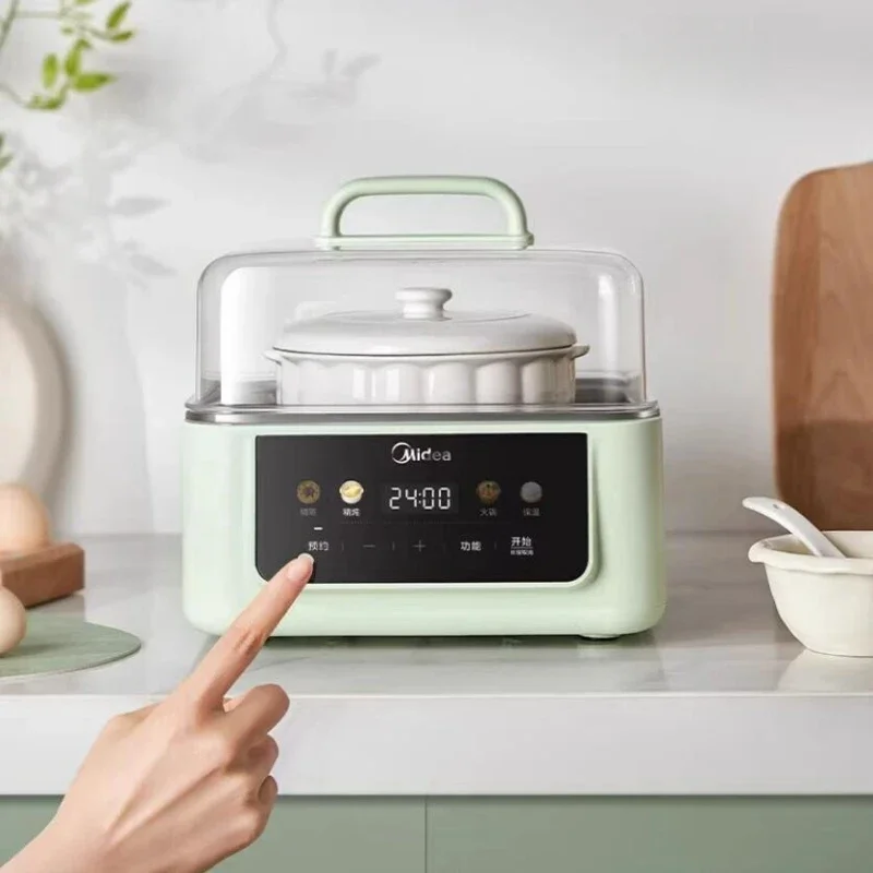 Midea 220V Electric Pot Waterproof Stew Household Automatic Ceramic Stew Pot Soup Bird's Nest Steamer