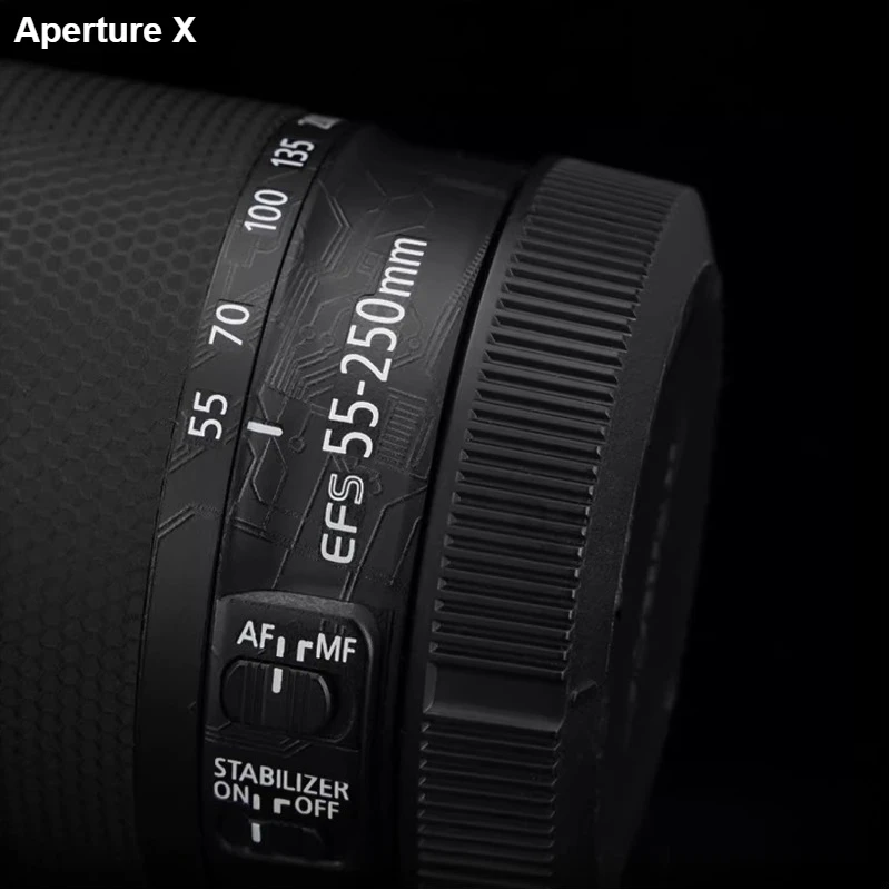 캐논 EF-S 55-250mm F4-5.6 IS STM 렌즈용 데칼 스킨 캐논 55-250 F4-5.6 렌즈 스티커 EFS55250 랩 커버