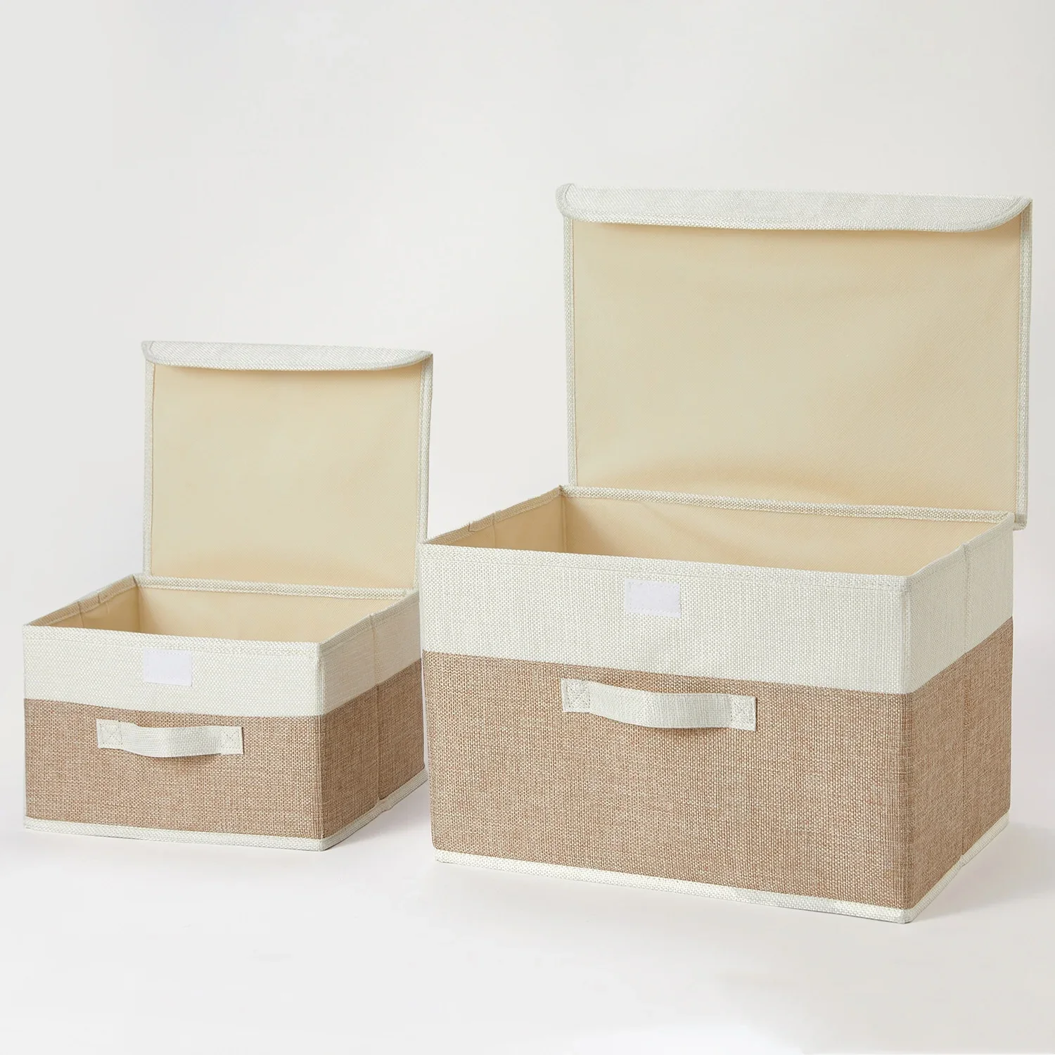 Non-Woven Fabric Storage Box Dormitory Dustproof Bins Cosmetics Bin with Lids Folding Large Capacity Clothing Underwear Boxes 6