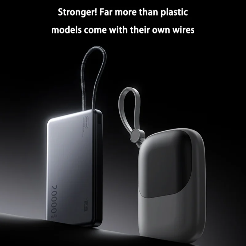 20000mAh Power Bank Fast Charging Ultra-Thin Compact Large Capacity Portable Travel Aircraft Charging Treasure For Xiaomi Huawei 6