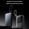 20000mAh Power Bank Fast Charging Ultra-Thin Compact Large Capacity Portable Travel Aircraft Charging Treasure For Xiaomi Huawei 6