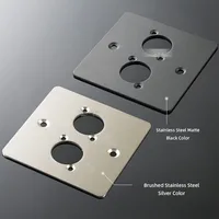 86 Panel Power Box D Type Module - 1/2/3/4 Hole Socket Brushed Matte Blank Plate - Fits XLR HDMI USB BNC 3.5/6.35 VGA RJ45 - Image 3