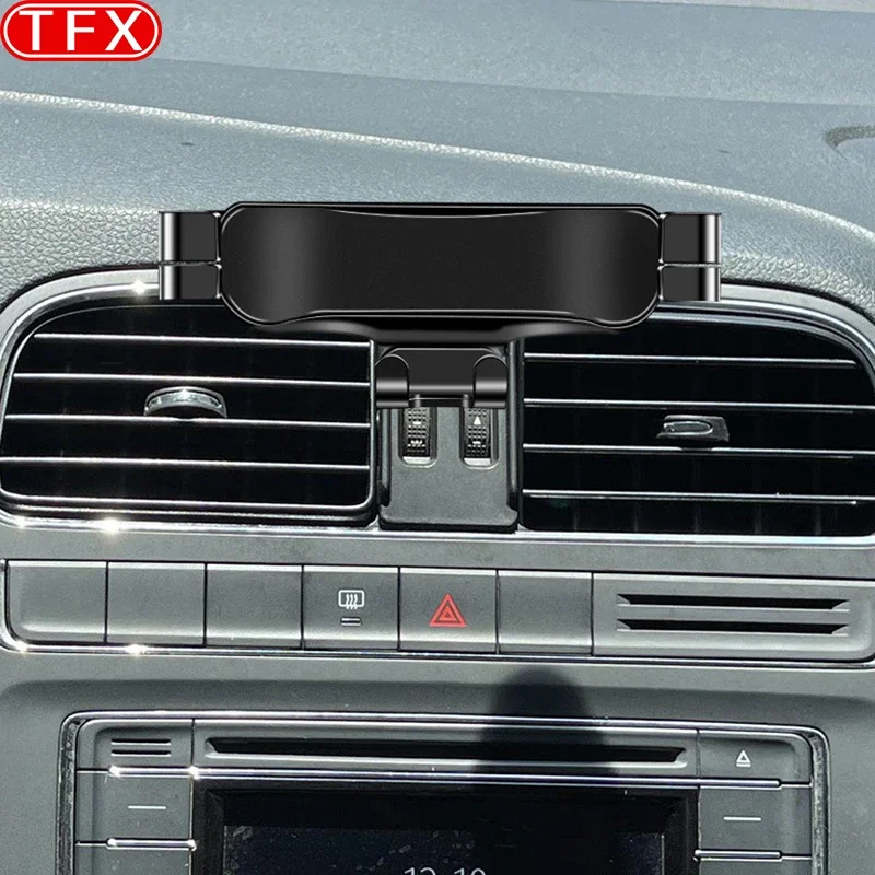 For Volkswagen VW Polo 2011-6R Car Styling Mobile Phone Holder Air Vent Mount Gravity Bracket Stand Modified Accessories