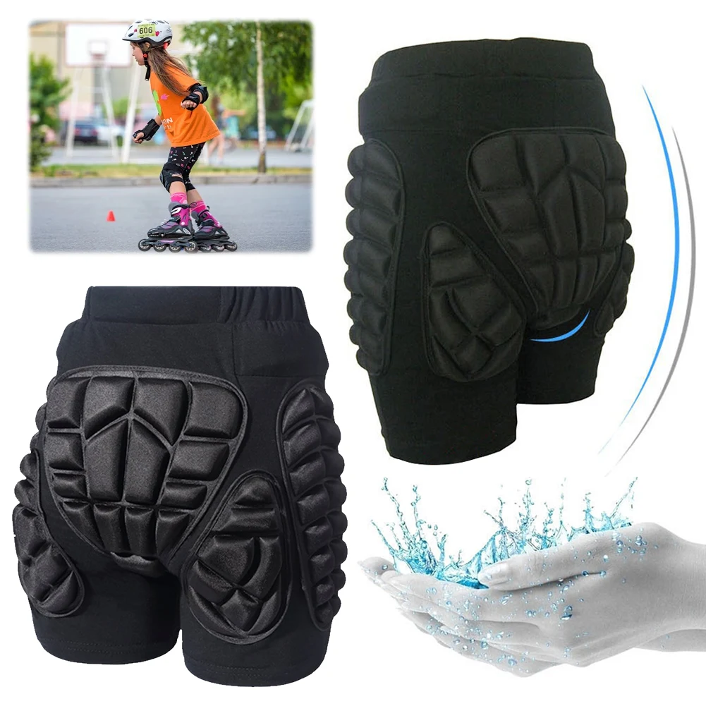 Protective Padded Shorts Anti Slip 3D Protection Hip Pad EVA Butt Pad Snowboard Butt Guard Skating Hip Guard Skiing Supplies