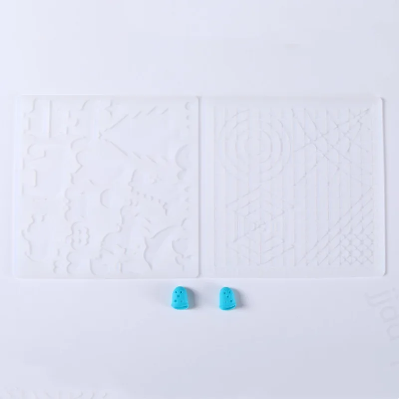 Creative Silicone Design Pad for 3D Printing with Finger Covers for Kids