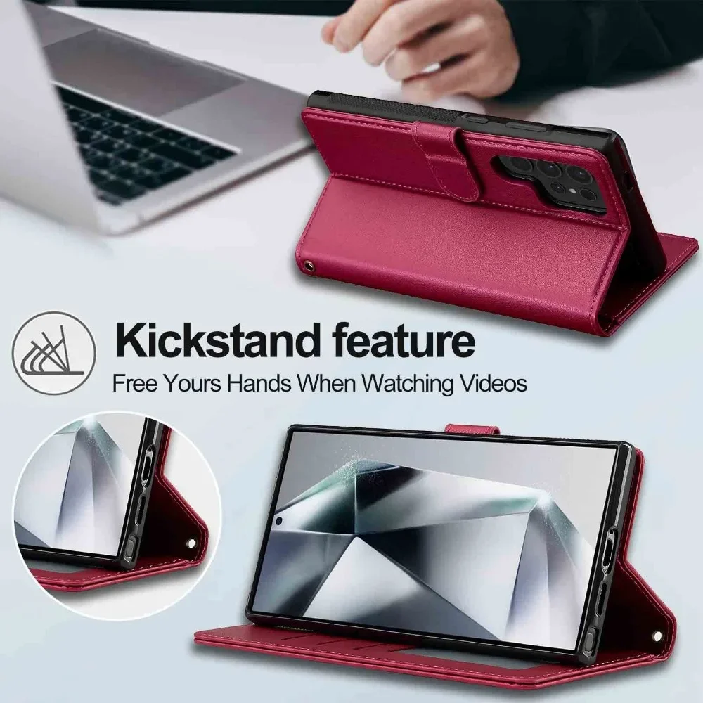 Detachable Wallet Phone Case with Card Holder Cover
