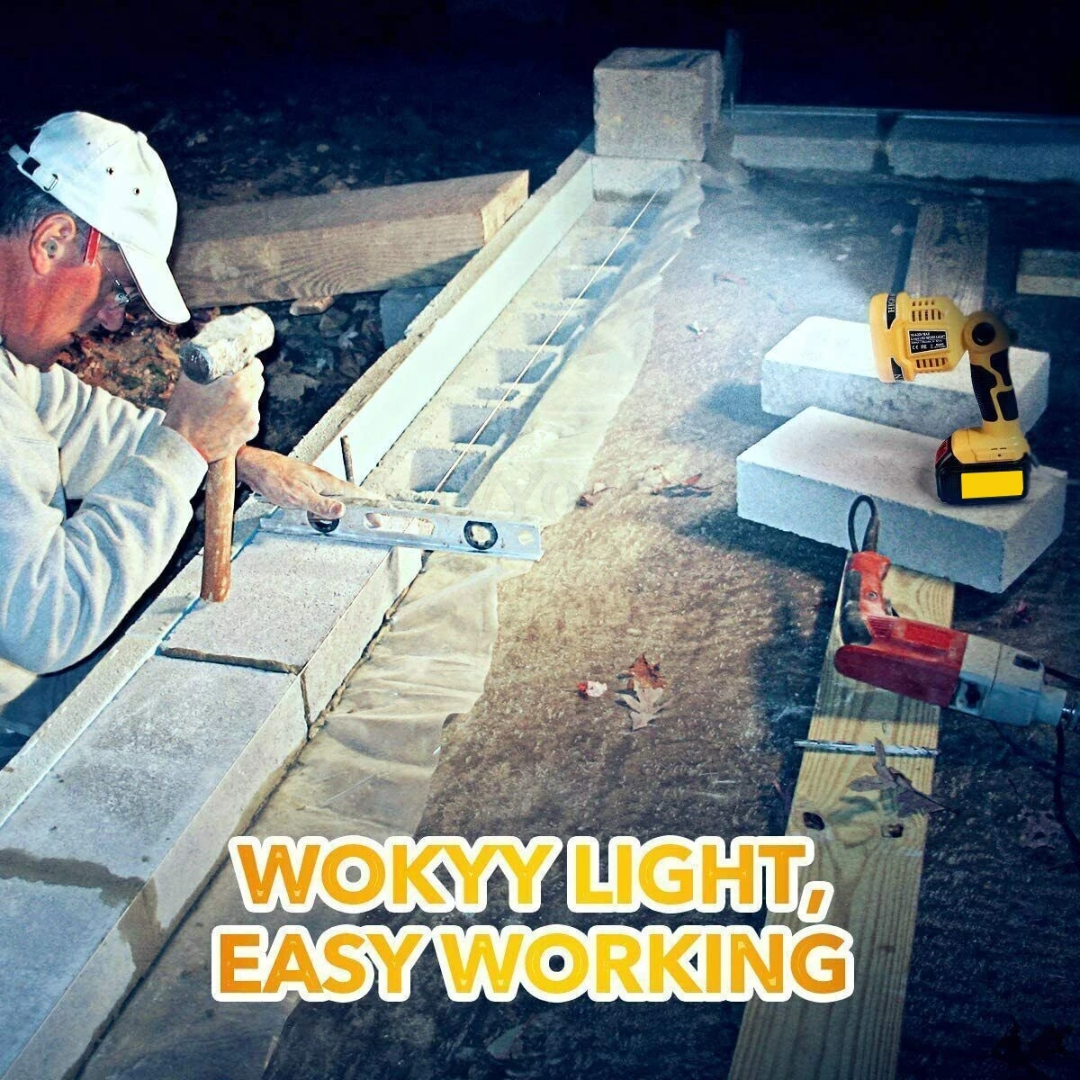 1120LM Flashlight LED Work Light For DeWalt 20V MAX XR Li-Ion Battery with USB P