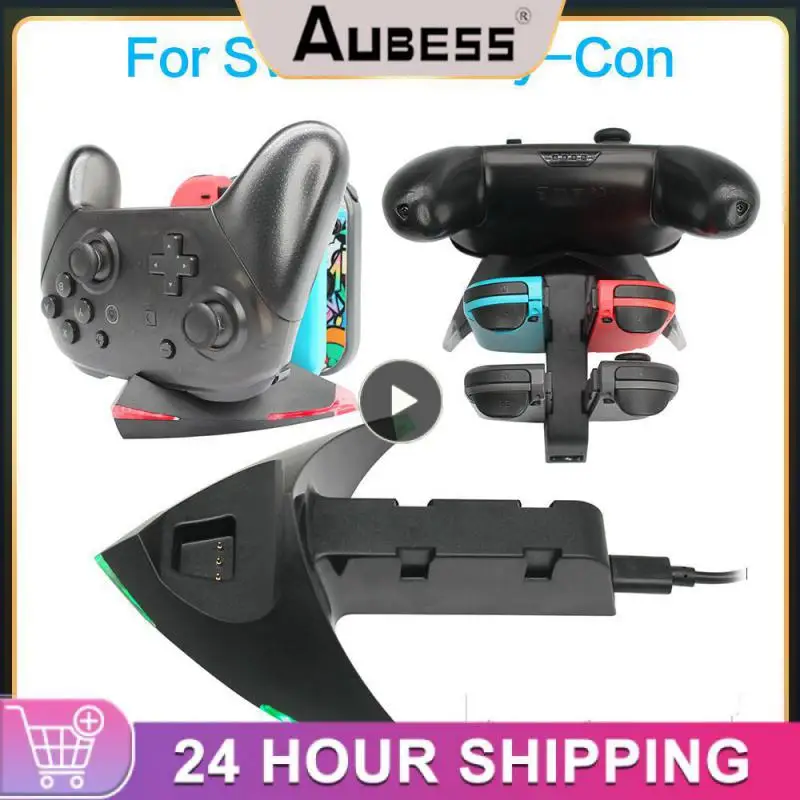 Dock Di Ricarica Del Controller Di Gioco Per Switch - Usb-5V Per Caricare Gli Accessori Di Gioco Dell'Indicatore Led Per Switch / -