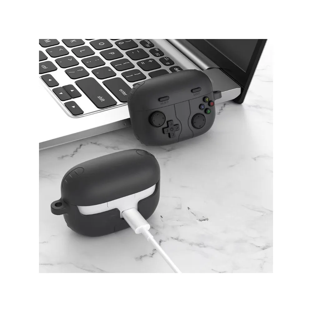 Retro creative game console headphone case suitable for Apple Airpods 1/2 3 4 Pro/Pro2 silicone soft shell anti drop