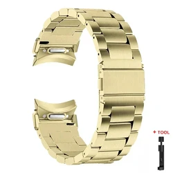 Quick Fit Stainless Steel Watch Strap - No Gaps Design - Galaxy watch 4 40mm (Gold - Tool)